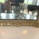 Mirror Louis XV in gilded carved wood Trumeau fireplace 19th century 80x56cm