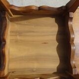 Solid walnut nesting table