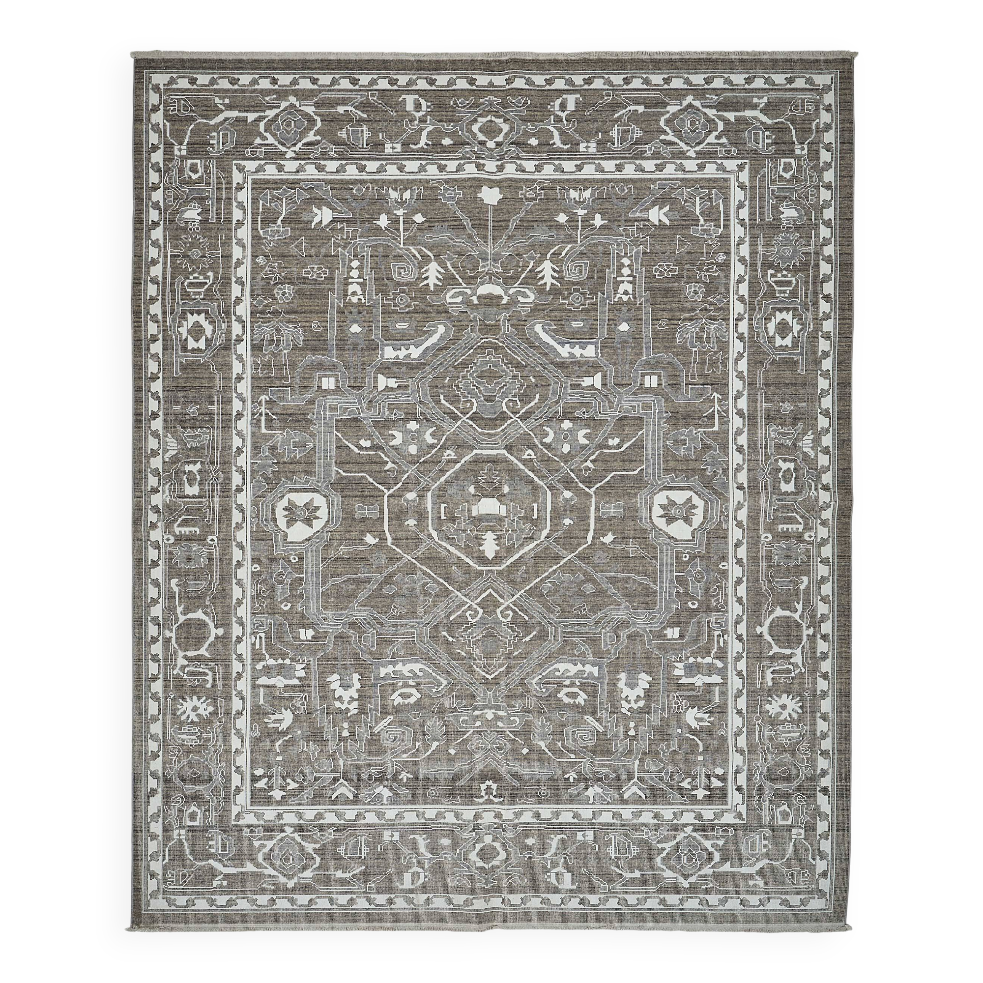 Turkish Handcrafted Loom Oushak Rug 248 cm x 300 cm