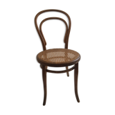Chaise Thonet n°14 en hêtre et cannage