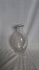 Carafe bottle with a stopper, engraved patterns, Baccarat, Golfe Juan