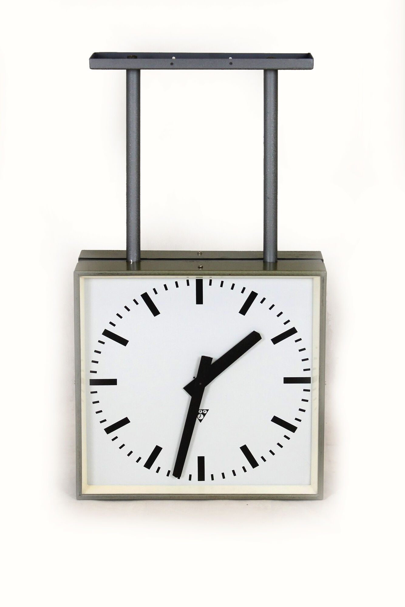 Double-Sided Railway Clock from Pragotron, 1980s