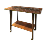 Side table on wheels brand bj year 70