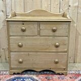 Commode Victorienne du XIXème en sapin
