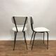 pair of reupholstered chairs loop
