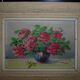 Paire de peinture de fleurs