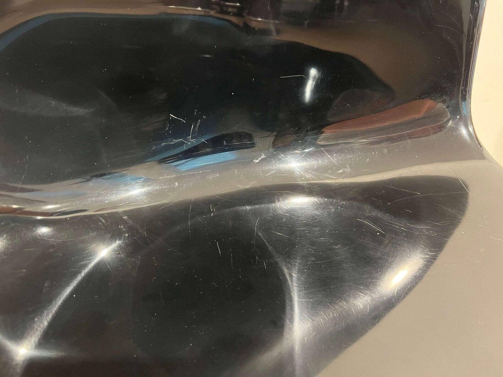 Panton Cantilever Chair in Black Pu by Verner Panton, Germany, 1971