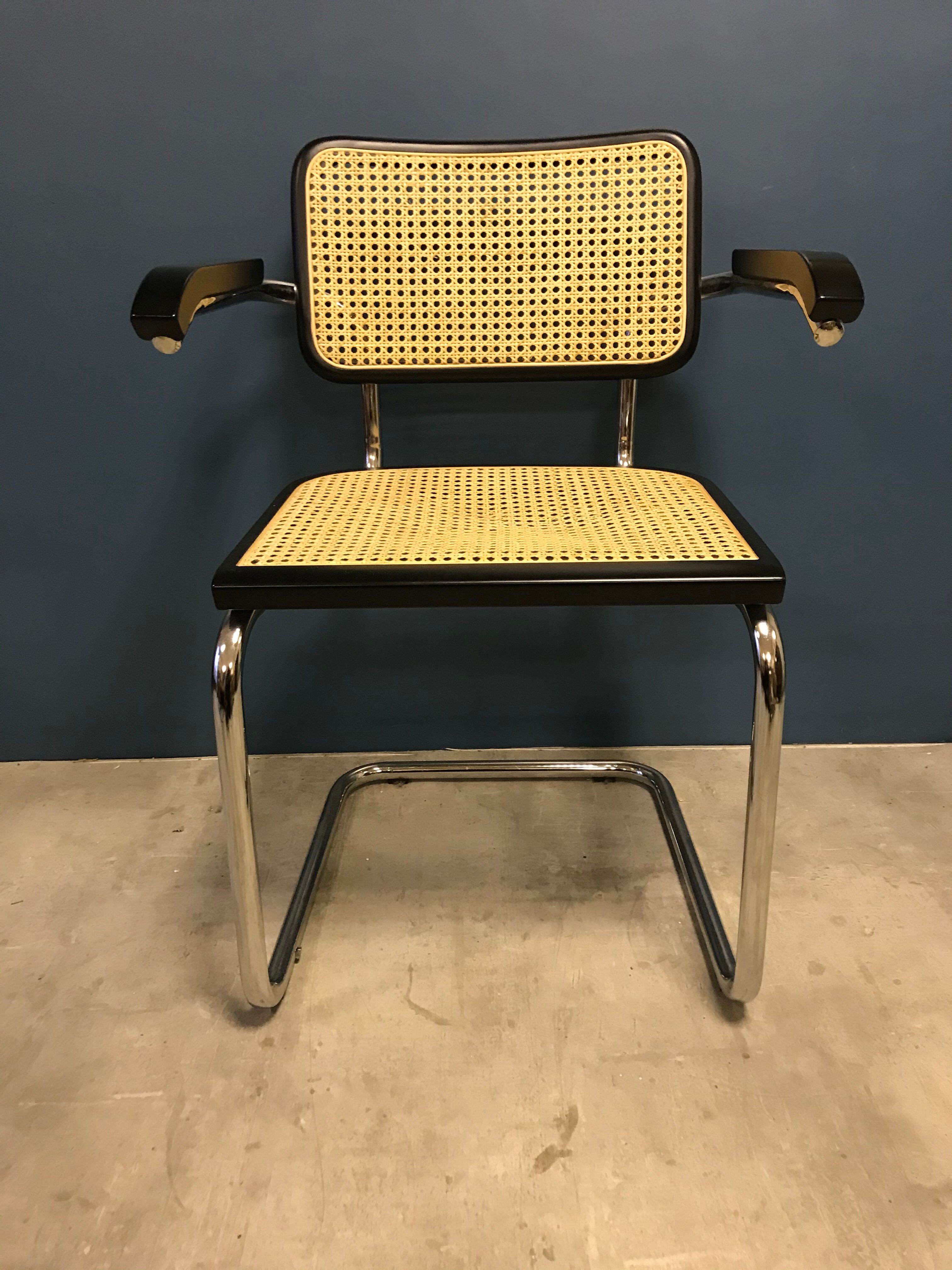B64 Marcel Breuer armchair with canning