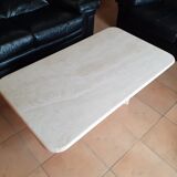 Travertine coffee table