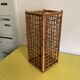 Wicker rattan umbrella stand CIRCA 1970