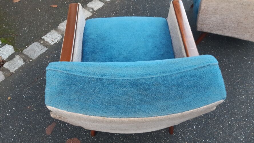 2 fauteuils des années 60