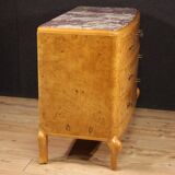 20th Century Birch Wood Dresser with Marble Top