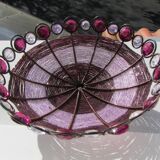 Fruit basket, bread, festive, in metal braided with pearls