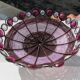 Fruit basket, bread, festive, in metal braided with pearls