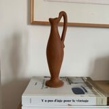 Decorative pot or vase in terracotta clay