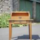 Bureau écritoire bois vintage, bureau bois vintage, secrétaire pupitre, meuble bois, décoration