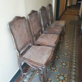 4 regency-style chairs