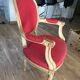 Louis XVI style medallion armchair