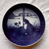 1970 Christmas plate in porcelain from Royal Copenhagen