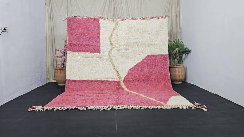 Handmade pure wool rug 145/255 cm