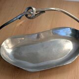 ​Basket  ​in Pewter ​Signed ​Jean Goardère - Arts and crafts