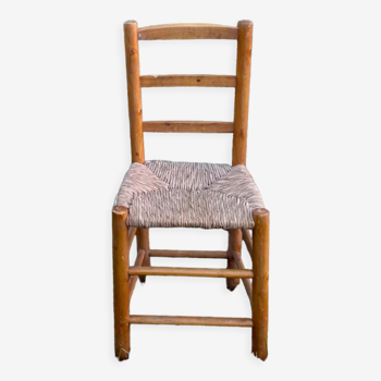 Provencal chair seated straw