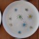 6 flat ceramic plates