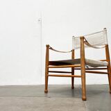 Mid-century modern Danish safari chair by Farstrup, 1960s.