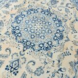 9x12 Antique 57s Classic Pattern Blue Persian Area Rug, 282x385Cm