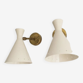 Pair of Italian wall lamps