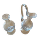 Large crystal carafes – set of 2 – 60/70 cm – Paris 1993