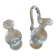 Large crystal carafes – set of 2 – 60/70 cm – Paris 1993
