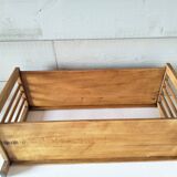 Scalloped wooden shelf