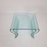 "Tango" Glass Nesting Table Set by Fabio Di Bartolomei for Fiam Italia