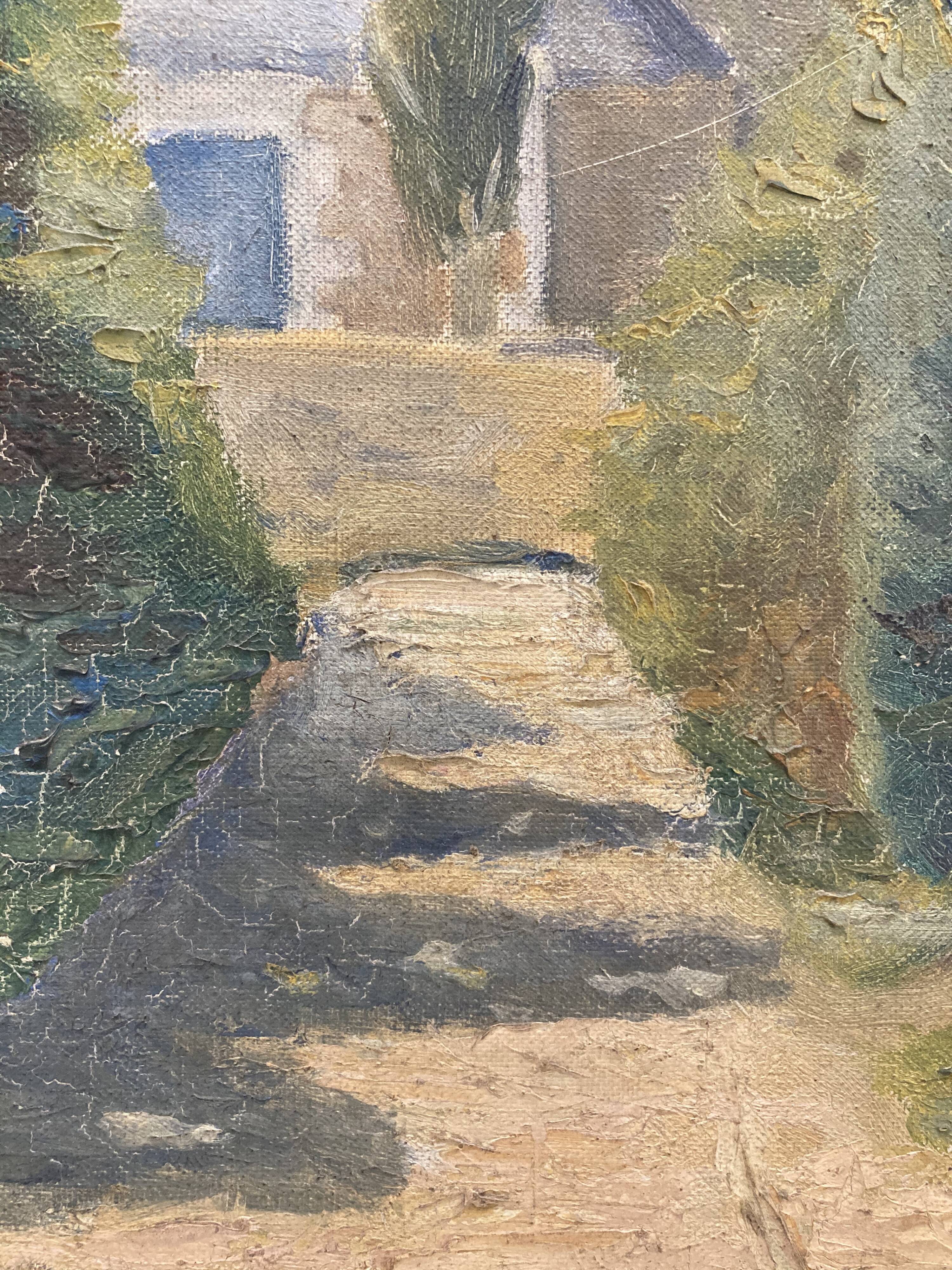 Huile sur toile vintage
