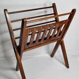 Cees Braakman folding magazine rack small model, 1960s Scandinavian design.