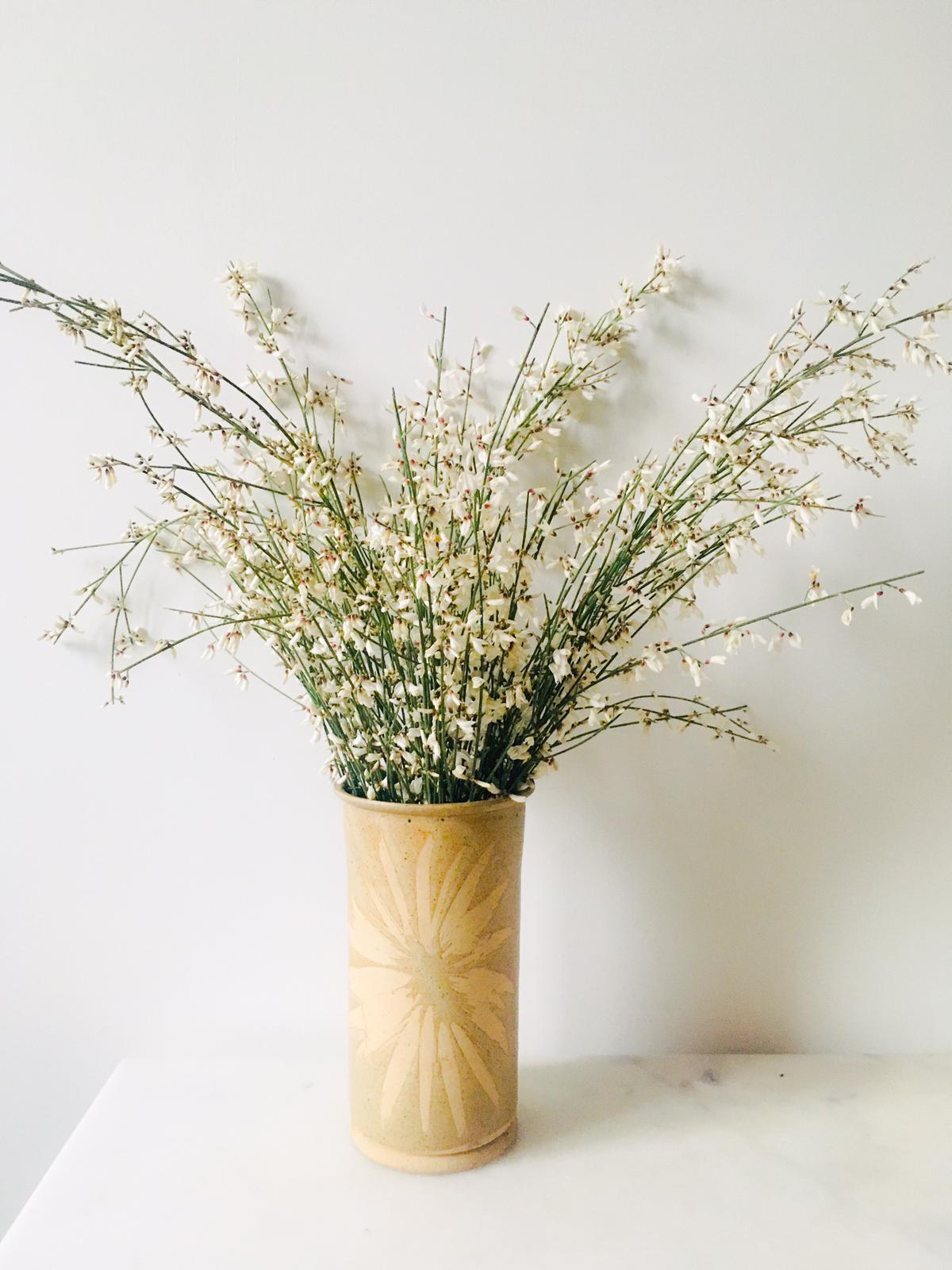Stunning vintage sandstone vase