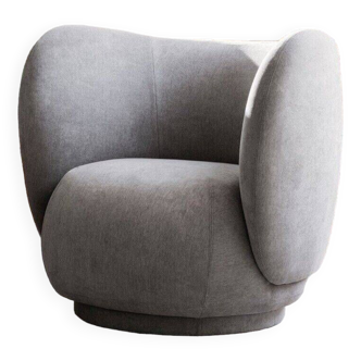 Ferm Living Rico Lounge Chair, Warm Grey. Brand new, still boxed!