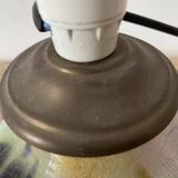 Polychrome crystal lamp base from crystal artisan Klein in Baccarat