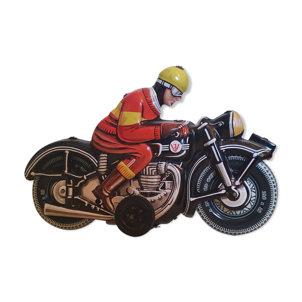 Moto Jouet à Friction Winner 93 - Inde 1993 - État Neuf Avec Boîte (État Correct)