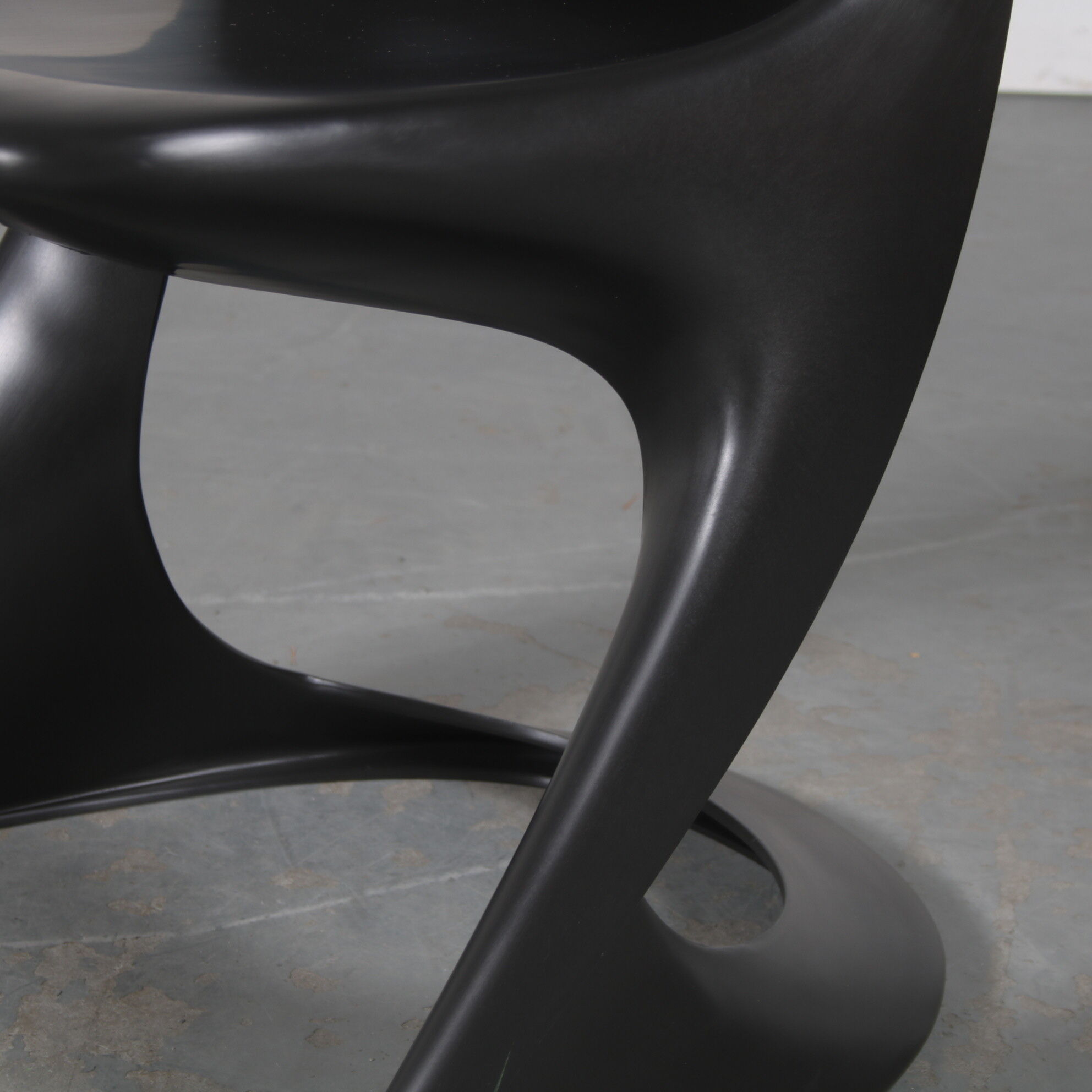Black “Casalino” chair from the 2000s by Alexander Begge for Casala, Germany – Large Stock!
