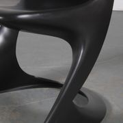 Black “Casalino” chair from the 2000s by Alexander Begge for Casala, Germany – Large Stock!