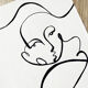 "Divine Figure" - Handmade in black acrylic in limited edition by Atelier Agapé