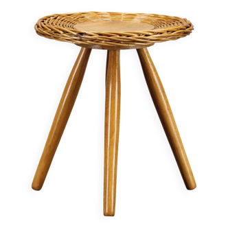1970s Jan Kalous Wooden Stool for ULUV, Czechoslovakia