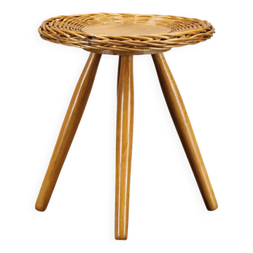 1970s Jan Kalous Wooden Stool for ULUV, Czechoslovakia
