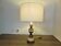Large baroque lamp in polychrome wood, 1960s