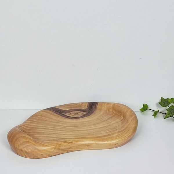 Plat ''faux bois'' Vallauris 60'