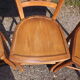 3 bistrot chairs years 60