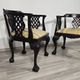 Chippendale style chairs