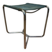 Chrome Bauhaus Stool Thonet B8 by Marcel Breuer, 1930